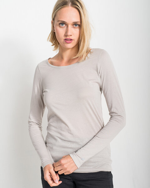 Alma & Lovis Langarmshirt aus 100% Bio-Baumwoll-Jersey (kbA) | Pure Shirt von Alma & Lovis