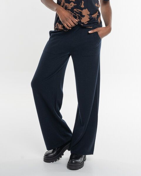 Alma & Lovis Legere Strickmarlene aus softem Bio-Baumwoll-/Woll-Mix | Cot-Wool Strickhose von Alma & Lovis