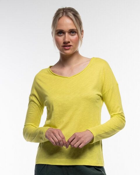 Alma & Lovis Legeres Longsleeve aus leichter Bio-Baumwolle / EcoVero | Flamé Loose von Alma & Lovis