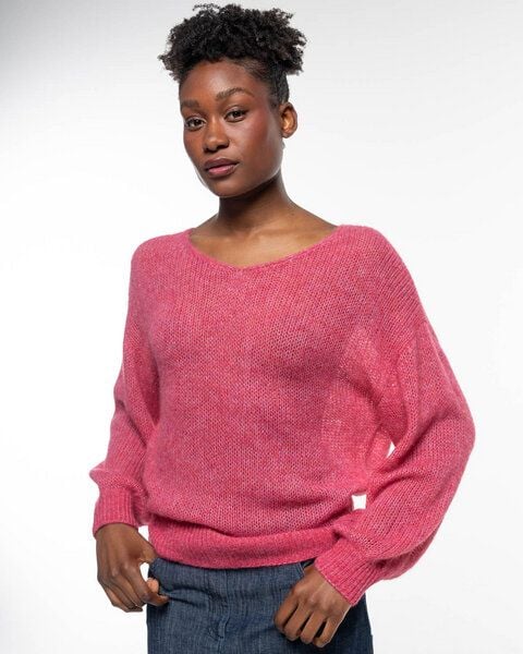 Alma & Lovis Leichter Pullover im Loose-Fit aus zartem Alpakastrick | Light V-Neck von Alma & Lovis