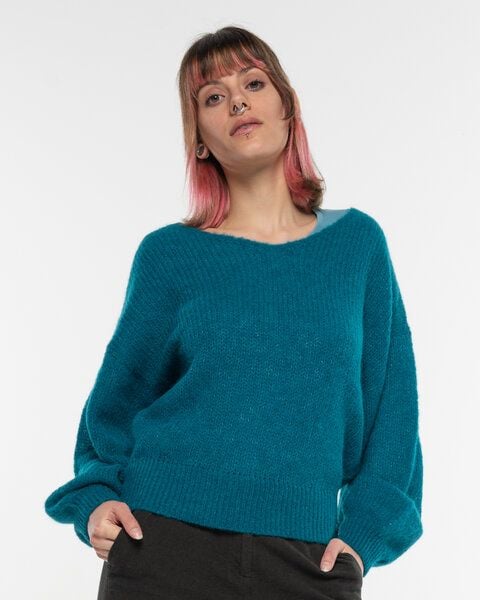 Alma & Lovis Leichter Pullover im Loose-Fit aus zartem Alpakastrick | Light V-Neck von Alma & Lovis