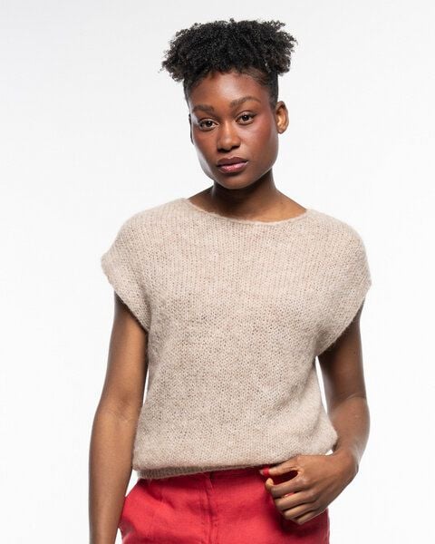 Alma & Lovis Leichter Strick-Pullunder aus feinem Alpakagarn | Light Pullunder von Alma & Lovis