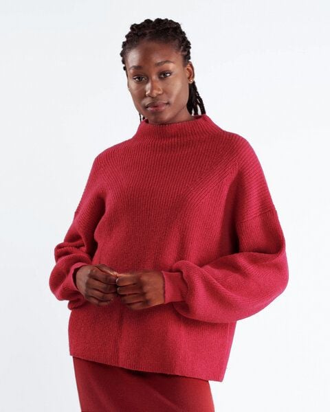 Alma & Lovis Oversize Pullover aus Babyalpaka | Alpaka Turtleneck Pullover von Alma & Lovis