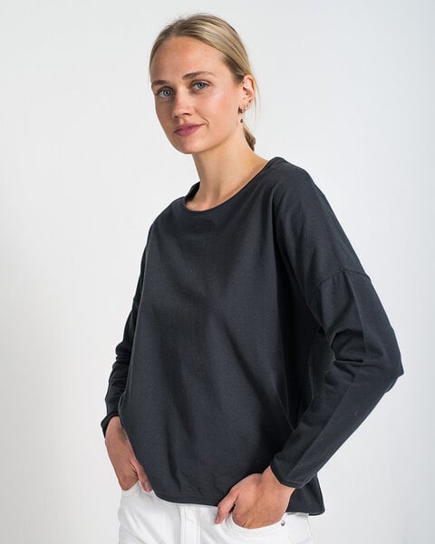 Alma & Lovis Oversized Langarmshirt aus Bio-Baumwolle | Loose Shirt von Alma & Lovis