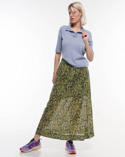 Alma & Lovis Print-Maxirock aus Bio-Baumwoll-Batist | Batist Gep Rock von Alma & Lovis