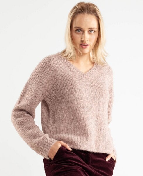 Alma & Lovis Pullover - Suri V-Neck mit Alpaka von Alma & Lovis