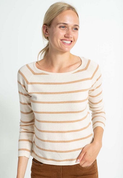 Alma & Lovis Pullover aus farbig gewachsener Bio-Baumwolle | Native Stripe von Alma & Lovis