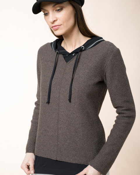 Alma & Lovis Pullover in Walkstoff aus reiner Bio-Wolle | Walk Sweater von Alma & Lovis