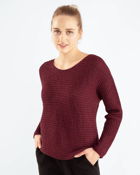 Alma & Lovis Rippen-Pullover aus Baby-Alpaka | Seamless Ripp Pullover von Alma & Lovis