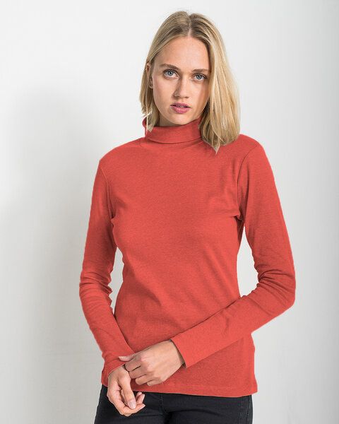 Alma & Lovis Rollkragenshirt aus Bio-Baumwoll-Jersey | Melange Rolli Alma & Lovis Rollkragenshirt aus Bio-Baumwoll-Jersey | Melange Rolli von Alma & Lovis