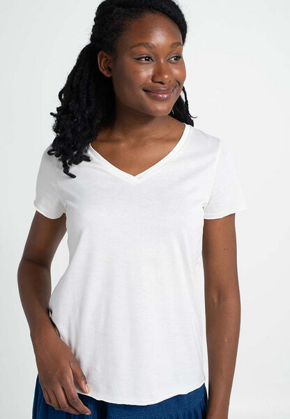 Alma & Lovis Shirt aus Bio-Baumwolle | V-Neck Shirt von Alma & Lovis