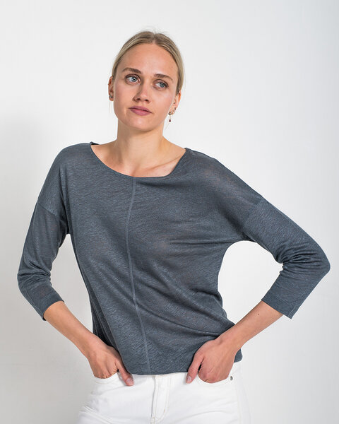 Alma & Lovis Sommer Leinenshirt aus Leinen-Jersey | Linen Pure von Alma & Lovis