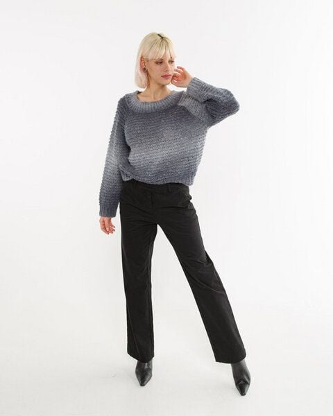 Alma & Lovis Strickpullover im Colorchange aus Alpaka-Woll-Mix | Degrade Pullover von Alma & Lovis