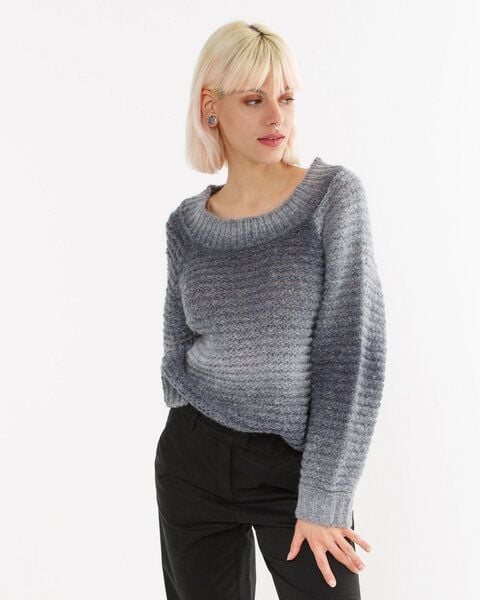 Alma & Lovis Strickpullover im Colorchange aus Alpaka-Woll-Mix | Degrade Pullover von Alma & Lovis