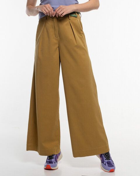 Alma & Lovis Weite Marlenehose aus softem Lyocell-Cotton-Mix | Twill Marlene von Alma & Lovis