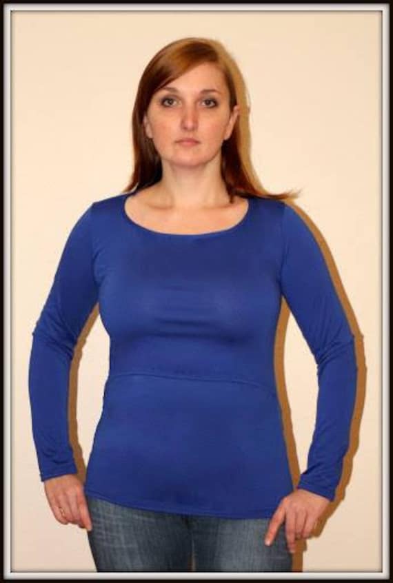 Basic Umstandsshirt Stilltop Schwangerschaft Stillen Alle Größen von AlmaCollectioClothes