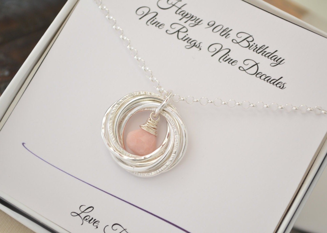 Schmuck Für Mutter, Geschenk Mutter Und Großmutter, 90. Frauen, Mutterhalskette, 9. Jahrestag, Oktober Geburtsstein Schmuck Für Mutter, Geschenk Mutter Und Großmutter, 90. Frauen, Mutterhalskette, 9. Jahrestag, Oktober Geburtsstein von AlmaValleJewelry