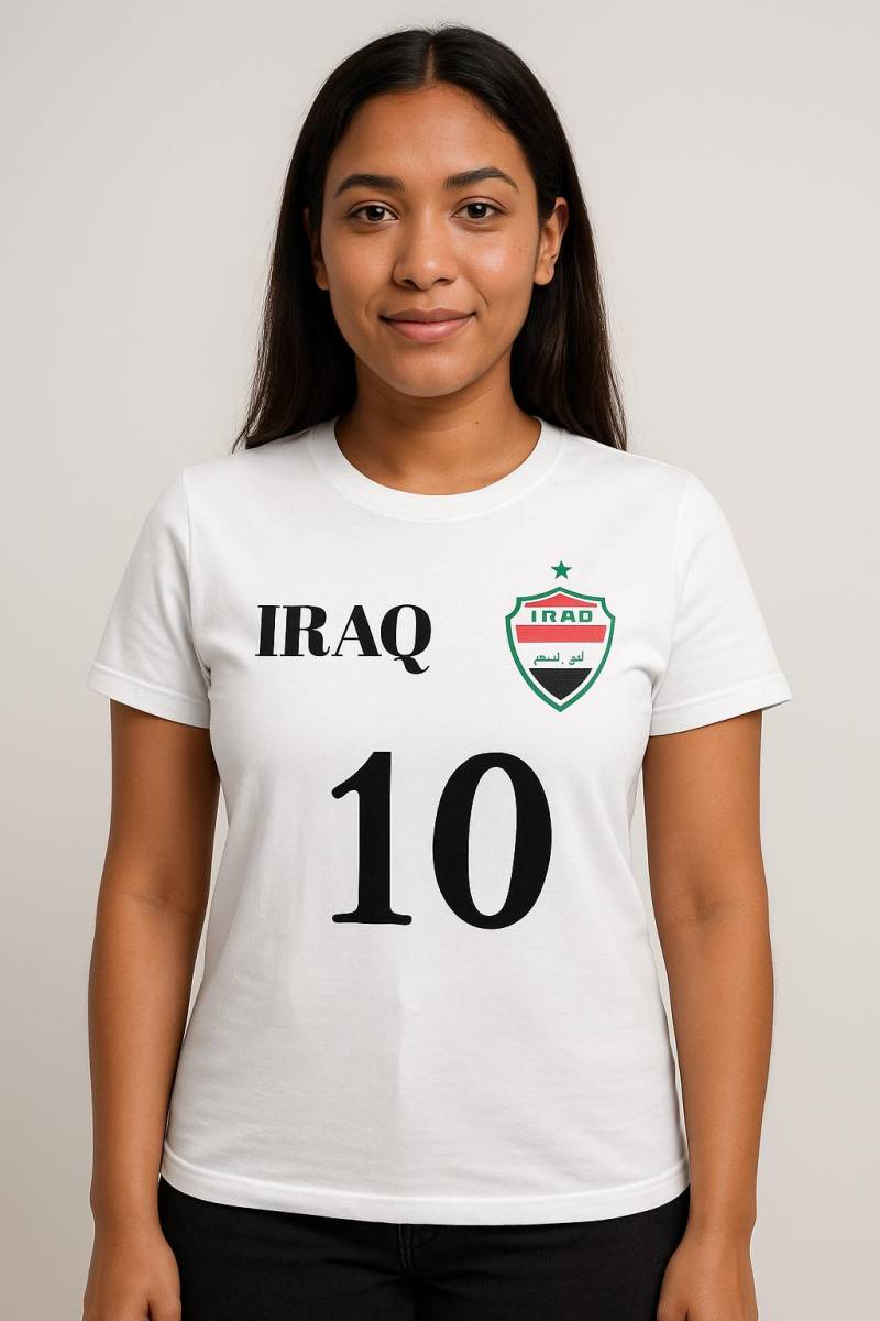 Team Iraq T-Shirt - No. 10 von Almaay