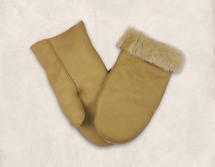 Beige Handschuhe Für Kinder von Almahats