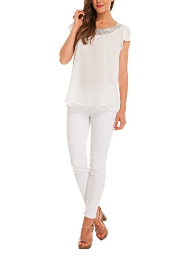 Almatrichi Bluse Cairo weiß DE 40 (ES 42) von Almatrichi