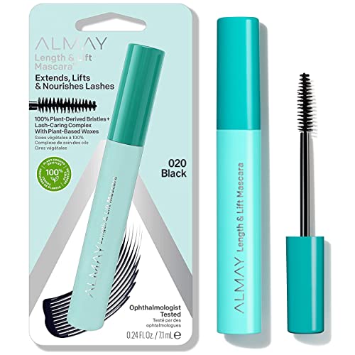 Almay Lenghthening Mascara,Volume & Lift, Eye Makeup, Hypoallergenic and-Fragrance Free, 030 Black, 0.24 Fl Oz von Almay