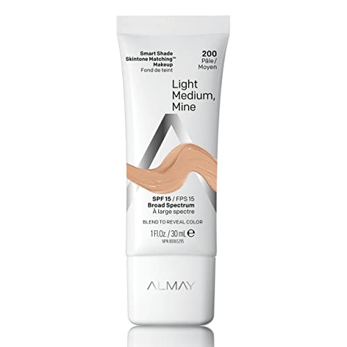 Almay Smart Shade Skin Tone Matching Makeup, Light Medium/200, 1 Fluid Ounce by Almay Almay Smart Shade Skin Tone Matching Makeup, Light Medium/200, 1 Fluid Ounce by Almay von Almay