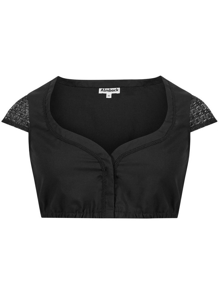 Almbock Dirndlbluse Dirndlbluse Silka (1-tlg) schwarz (exclusive) von Almbock