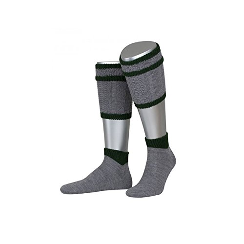 Almbock Loferl grau Herren Wadenwärmer - Oktoberfest Stutzen in mittelgrau - Socken für Wiesn oder Wasen Almbock Loferl grau Herren Wadenwärmer - Oktoberfest Stutzen in mittelgrau - Socken für Wiesn oder Wasen von Almbock