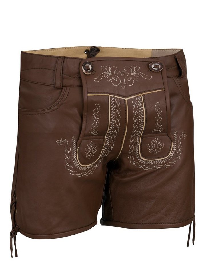 Almbock Trachtenlederhose Damen Lederhose Catalina (1-tlg) schokobraun von Almbock