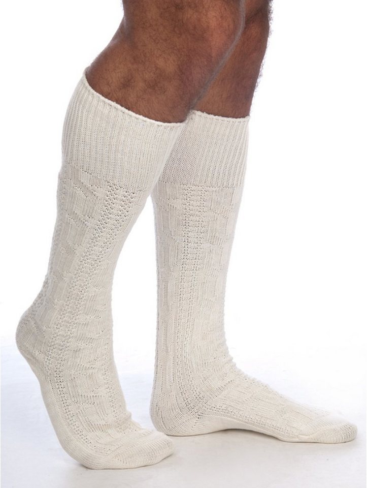 Almbock Trachtensocken Trachten Socken lang (1-Paar) natur von Almbock