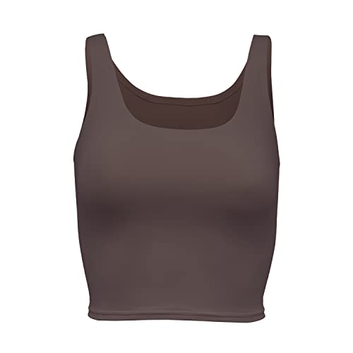 Almere Damen Double Lined Contour Tank Top, braun, Groß von Almere