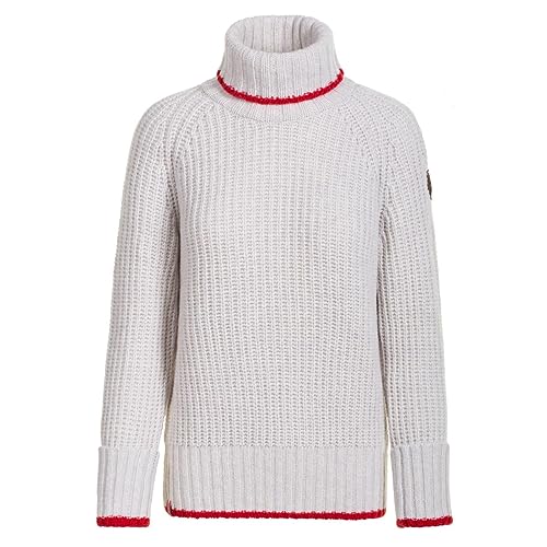 Almgwand 1928 PFAFFENHOFENERALM Strickpullover Damen Grau-Rot - 42 von Almgwand 1928