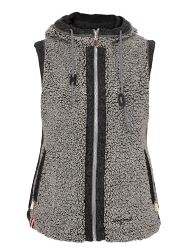 Almgwand Damen Weste HIRSCHKOPF anthrazit 36 von Almgwand 1928
