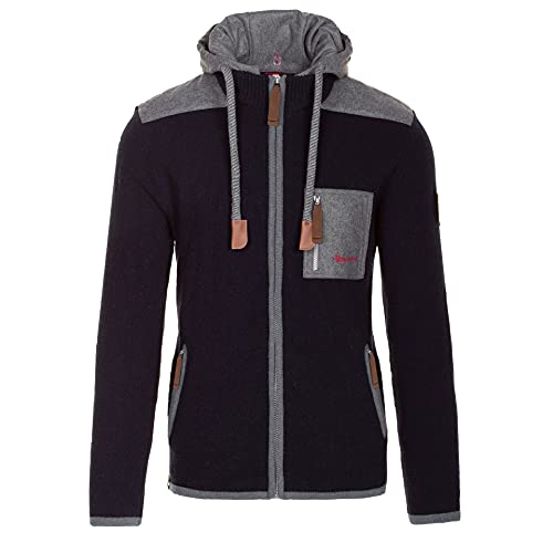 Almgwand M Angereralm Blau, Herren Isolationsjacke, Größe 56 - Farbe Dark Blue - Anthracite von Almgwand