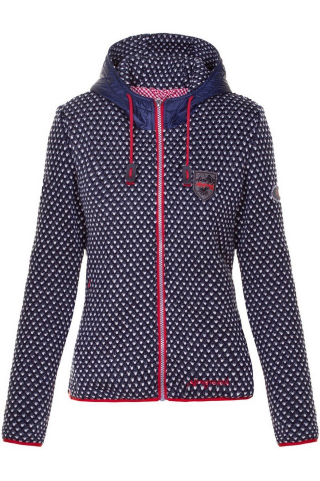 Almgwand Outdoorjacke Outdoorjacke Damen - MÖDRINGKOGEL - dunkelblau/anthra/offweiß von Almgwand