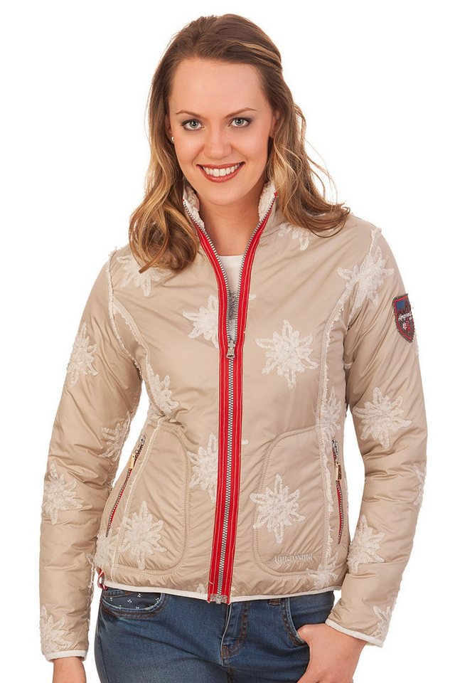 Almgwand Outdoorjacke Trachtenjacke Damen - BREITSTEIN - ecru von Almgwand