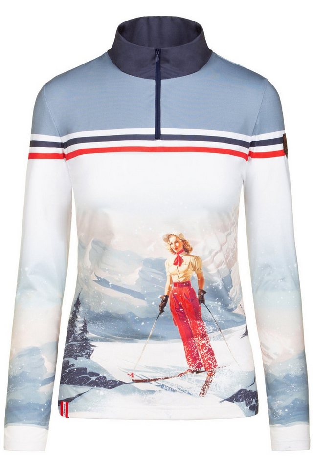 Almgwand Trachtenshirt Funktionsshirt Damen - DOPPELREITALM - rot von Almgwand