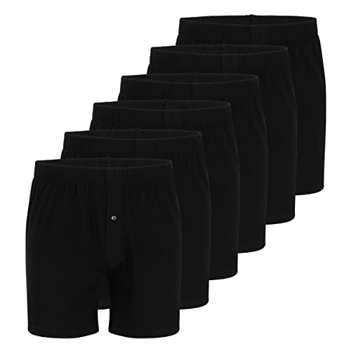 Almonu - Organic Cotton - Boxershorts - 6er Pack (XL Schwarz) von Almonu