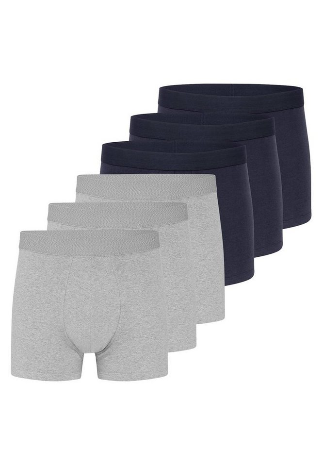 Almonu Retro Boxer 6er Pack Organic Cotton (Spar-Set, 6-St) Retro Short / Pant - Baumwolle - ohne Eingriff - Atmungsaktiv von Almonu