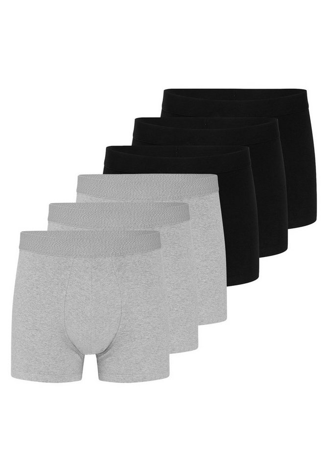 Almonu Retro Boxer 6er Pack Organic Cotton (Spar-Set, 6-St) Retro Short / Pant - Baumwolle - ohne Eingriff - Atmungsaktiv von Almonu