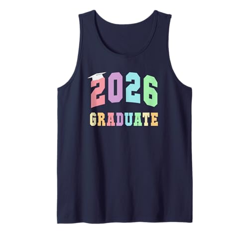 Letzter erster Tag KLASSE 2026 Absolvent 12 Jahre später Mama Papa Tank Top Letzter erster Tag KLASSE 2026 Absolvent 12 Jahre später Mama Papa Tank Top von Almost There Yearbook Squad Senior Final Level