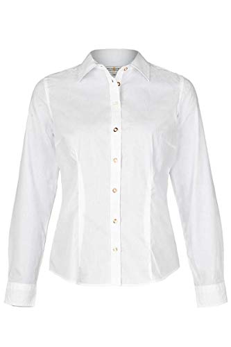 Almsach Damen Trachten-Bluse weiß 'Maria', WEIß, 52 Almsach Damen Trachten-Bluse weiß 'Maria', WEIß, 52 von Almsach