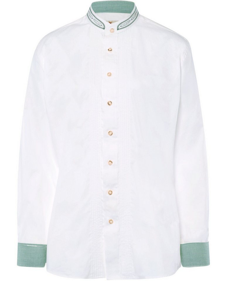 Almsach Trachtenhemd Slim Fit Hemd mit Stickerei von Almsach