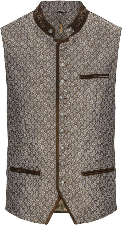 Almsach Trachtenweste Jacquardweste von Almsach