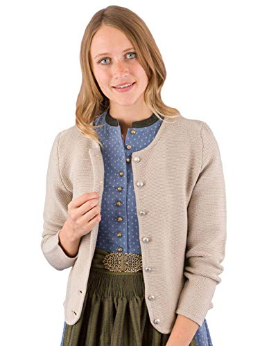 Trachtenjacke Almsach LiNord Lina beige Größe 36 von Almsach