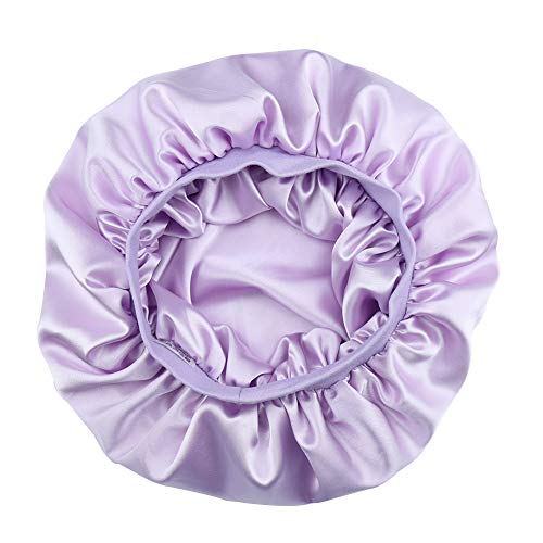 Alnorm Mädchen Stilvolle SchlafmÜTze Seidig Doppellagig Satin Motorhaube von Alnorm