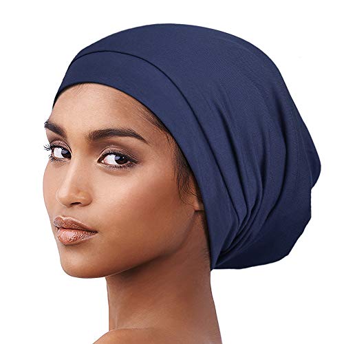 Alnorm Slouchy gestreifter Beanie-Hut Bequeme Kopf wrap Cap von Alnorm