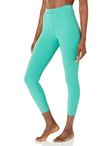 Alo Yoga Damen Gerippte Hw 7/8 Blissful Leggings Trainingshose, Ozeanblau, Klein von Alo Yoga