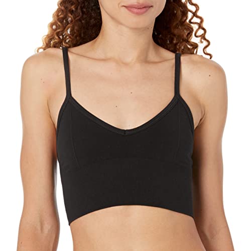 Alo Yoga Damen Seamless Delight Bralette Sport-BH, Schwarz, Large von Alo Yoga