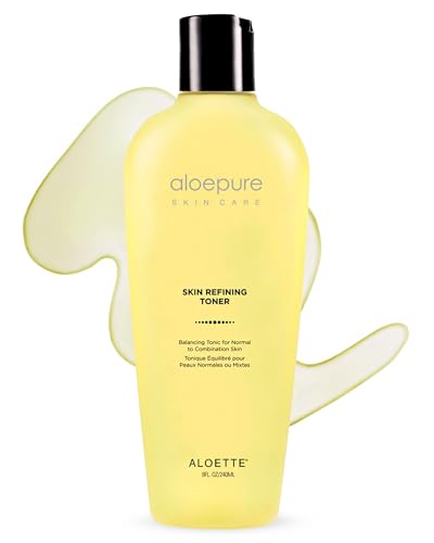Aloette Aloepure Skin Refining Toner - Reduce Signs of Aging - Removes Excess Oil, Makeup and Impurities - Clean, Clear and Shine Free Finish - Ideal for Oily and Acne Prone Skin - 240 ml von Aloette